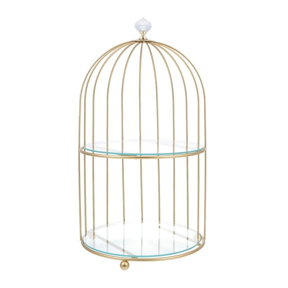 NUOLUX Multi-Tier Cake and Cupcake Stand Display Tower, Dessert Serving Tray Organizer , Birdcage Style Table Holder