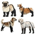 thumbnail image 3 of Nallwabiu Dog Suspender Boots 7.08" L Size, Waterproof Dog Shoes with Adjustable Suspenders, Winter Paw Protectors for Medium Dogs, Anti-Dirt Outdoor Walking Gear, 3 of 4