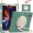 thumbnail image 3 of Funda con soporte de anillo ajustable para iPad de 9,7 pulgadas (2018) con correa para el hombro, gran soporte de anillo ajustable, protección contra golpes., 3 of 5