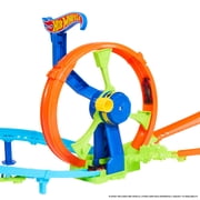 Hot Wheels Rapid Launch & Loop Playset with 1:64 Scale Die-Cast Toy Car, Crash & Track Set