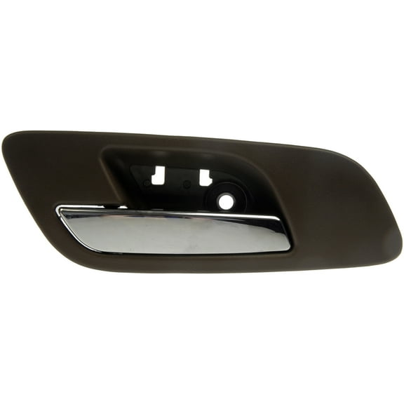Dorman 81183 Front Driver Side Interior Door Handle for Specific Chevrolet / GMC Models, Chrome Lever; Brown Housing