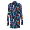 thumbnail image 3 of Womens Long Cardigan Sweaters Plus Size Christmas Graphic Open Front Shirts Trendy Long Sleeve Holiday Cardigans Loose Causal Tops Cute Outfits, 3 of 4
