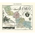 thumbnail image 2 of Migeon 29x26 Gold Ornate Wood Framed with Double Matting Museum Art Print Titled - Nord Region France - Migeon 1869, 2 of 4
