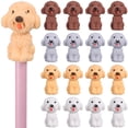 thumbnail image 3 of 40 borradores de lápiz de la PC, borradores de animales, borradores de perros, tapas de borrador, borradores lindos, figuritas de perros, mini borradores para niños, 3 of 5