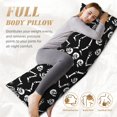 thumbnail image 3 of KLL Ultra Soft Microfiber Body Pillow Cover/Pillowcases 20"x54" with Hidden Zipper Closure-Skeletons Dancing, 3 of 5