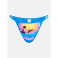 thumbnail image 5 of No Boundaries Blue Dolphin Bikini Swim Bottoms, Women's XXS-XXL, 5 of 5