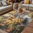 thumbnail image 2 of Fsddascl Autumn Forest Deer Outdoor Rug for Patio/Deck/Porch, Non-Slip Large Area Rug 5 x 8 Ft, Elk River Mountain Indoor Outdoor Rugs Washable Area Rugs, Reversible Camping Rug Carpet Runner, 2 of 5