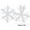 White, variant on Christmas Snowflake Decorations 24 Piece Set with 2.36 Inch and 11.8 Inch White Hanging Ornaments for Tree Mantel Window Holiday Party Decor Winter Wonderland Themed Home Decorations