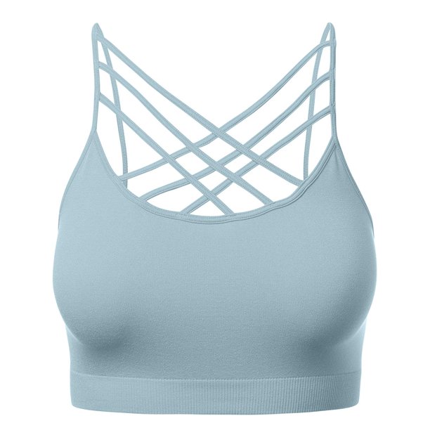 TheLovely Women's Novelty Bras Seamless Triple CrissCross Front
