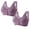 Purple, variant on XMMSWDLA 2pack Everyday Cotton Snap Lace Bras - Women's Front Close Builtup Sports Push Up Wire Free Bra Sports Bras for Women High Support Bras for Older Women