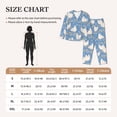 thumbnail image 4 of Pajama Sets for Women 2 Pcs, Cartoon Cute Chicken Daisy Button Down Long Sleeve Sleepwear Lounge PJ Sets, 4 of 6