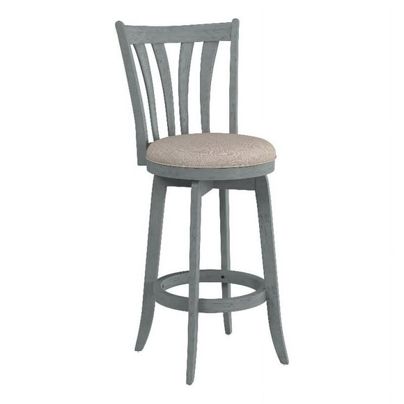 Hillsdale Furniture Savana, Blue Swivel Bar Stool
