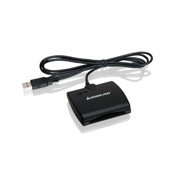 Lector de acceso con tarjeta inteligente USB IOGEAR GSR202 compatible con TAA