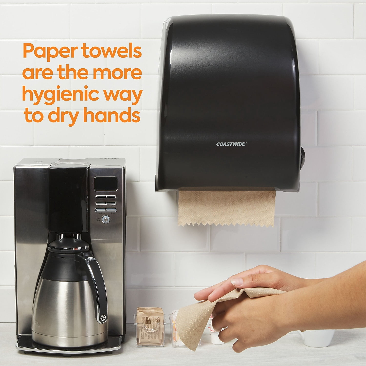 Staples 20181-CC Sustainable Earth Hardwound Towel Natural 887842