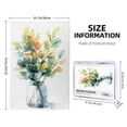 thumbnail image 4 of 1000 PCS Canned Green Leaves 1000 Piece Wooden Puzzle For Adults,Relax Yourself,Characterized By Exquisite And Vivid Illustrations, Describe A Bottle Of Leaf Flower Arrangement,Vibrant Design, 4 of 6