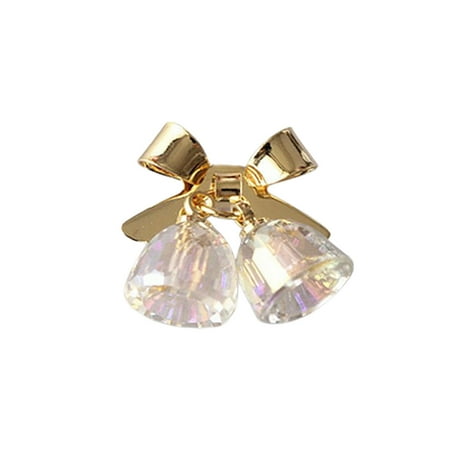 

Nail Art Jewelry 1PC Crystal Bells Bowknot Wind Chimes Pendant