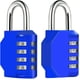 thumbnail image 1 of Candado de 4 dígitos de alta seguridad, uso multipropósito para casilleros, puertas y maletas, 1 of 5