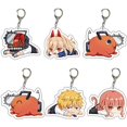 thumbnail image 1 of Llavero con motosierra para hombre, joyería de Anime, llaveros colgantes para juego, juguetes para niños y niñas, insignia acrílica decorMakima Hayakawa Aki, 1 of 1