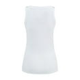 thumbnail image 5 of Jxximdong Tank Top for Women Women's Solid Color Button Sexy Hollow Chest Vest Sexy Top Spring Tops for Women, 5 of 7