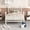 White, variant on Twin Size Metal Platform Bed Frame, Heavy Metal Bed with Headboard and Footboard, Under-Bed Storage, No Box Spring Needed, Black