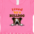 thumbnail image 3 of Inktastic English Bulldog Dog Gift Baby Girl Dress, 3 of 4