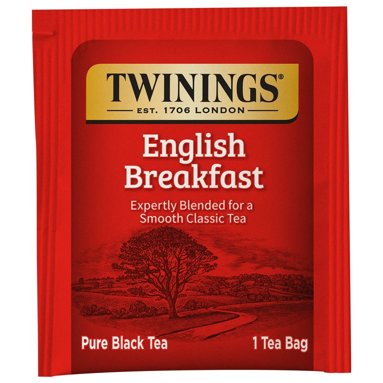 Tea Bags, English Breakfast, 1.76 oz, 25/Box Tea Bags, English Breakfast, 1.76 oz, 25/Box
