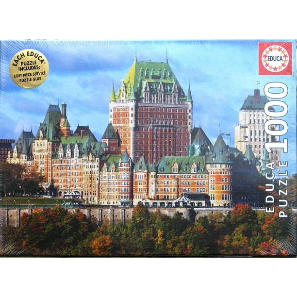 Educa FRONTENAC CHATEAU MONTREAL CANADA 1000 pc Jigsaw Puzzle Walmart