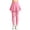 Pink, variant on Girls Skirted Athletic Leggings, Kids Stretch High Waist Tennis Dance Sport Trousers Activewear 3-4Y