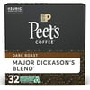 Peets Coffee Major Dickason's Blend K-Cup Coffee Pods for Keurig Brewers, Dark Roast, 32 Pods