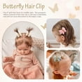 thumbnail image 4 of 10PCS Mini Butterfly Hair Clips, 2" Hair Bow Pins Colorful Butterfly Hair Barrettes Wedding Hair Accessories for Baby Girls Women Cosplaying Party Decor Back to School Outfit, 4 of 6