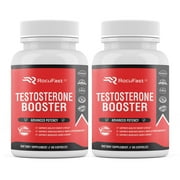 2-Pack Premium Testosterone Booster for Men - Male Enhancing Pills - Enlargement Supplement - Increase Size, Strength and Stamina - Energy, Fat Burner, Endurance Test Boost - 60 Capsules