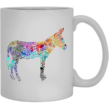 

Donkey White Mugs - Donkey Lover Ceramic Coffee Mug 11oz