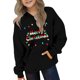 thumbnail image 5 of Sudadera con capucha para niñas y niños, sudadera de manga larga con cuello redondo y estampado de moda, jersey con bolsillo, sudadera de poliéster para niñas, 5 of 8