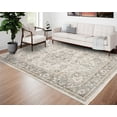 thumbnail image 4 of Cubana Soft Indoor Vintage Area Rug Carpet Perfect for Living Room, Bedroom, Kids Room, Hallway and Dining Room, Easy to Clean , 5 ft 3 in x 7 ft 6 in, 4 of 10