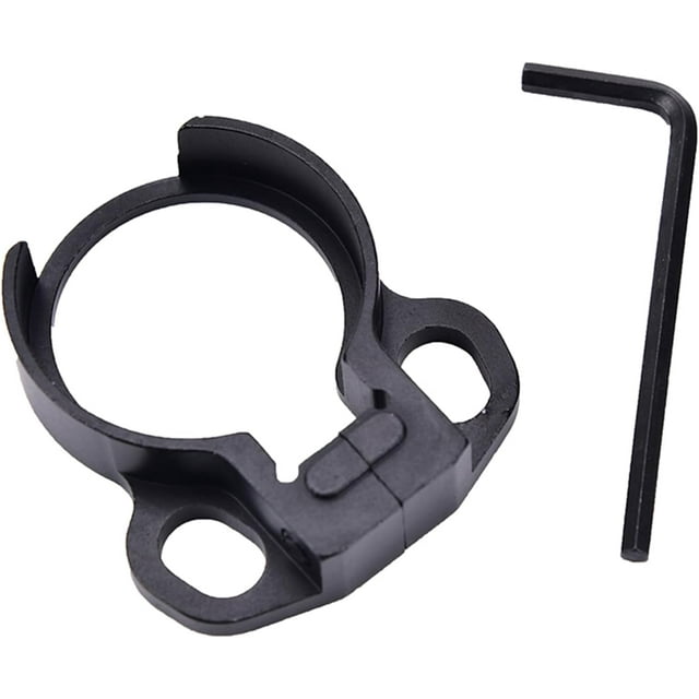Two Point Sling Swivel Mount Clamp On Quick Detach Release - 2 Sling Mounts with Quick Release Rings