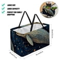 thumbnail image 2 of Whale Large Capacity Reusable Foldable Oxford Cloth Easter Basket Beach Bag Picnic Basket Storage Bins, 2 of 7