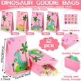 thumbnail image 2 of Artículos para fiestas con dinosaurios Junkin, 122 unidades, color rosa, 2 of 6