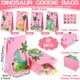 thumbnail image 2 of Artículos para fiestas con dinosaurios Junkin, 122 unidades, color rosa, 2 of 6