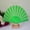 Mint Green, variant on TFYZYY 9in Cloth Handheld Fan Foldable with Plastic Handle - Handheld Folding Fan for Events, Parties & Festivals - Dance & Decorative Accessory
