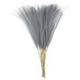 thumbnail image 1 of 25 Paquetes de Hierba Pampas Falsa de 21 Pulgadas para Decoración del Hogar, Gris Oscuro, 1 of 6