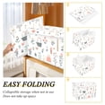 thumbnail image 2 of Yayeee Collapsible Storage Bin with Lid Fabric Closet Decorative Basket with Handles, Garden Pattern, 2 of 7