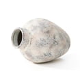 thumbnail image 5 of LuxenHome Marbled White 15 Inch Tall Round Stoneware Vase, 5 of 8