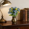 thumbnail image 4 of Tallos de crisantemo artificial | Ramo pequeño de margaritas de plástico sintético | Arreglos florales decorativos de seda para centros de mesa de bodas y decoración del hogar, 4 of 6