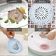 thumbnail image 2 of Hair Catcher Durable Silicone Hair Plug Shower Drain Cover Easy Install & Clean Set 5 Pack, 2 of 4