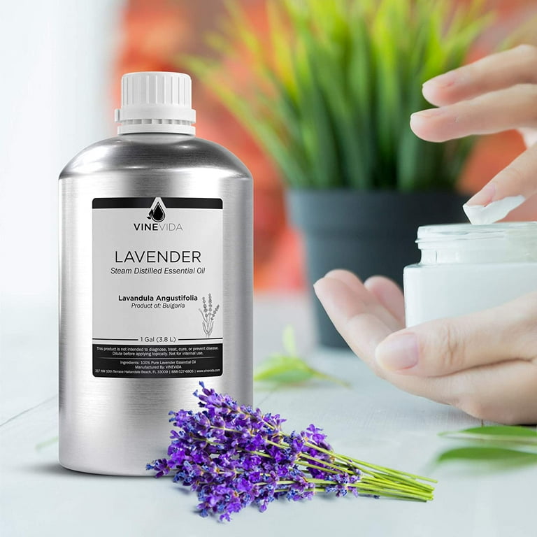 Pure Lavender Essential Oil 4oz - Relaxing Lavender Oil Essential Oil for  Diffuser Aromatherapy Sleep and Mood - Pure Lavender Oil for Hair Skin  Nails