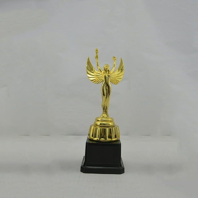 FUTUREORYY Copa Trofeo Plástico Dorado Con Imagen De Ideal Para Premiaciones Y Reconocimientos