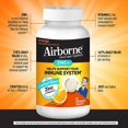 thumbnail image 3 of Airborne Zinc & Vitamin C ? Orange Flavored Chewable Tablets 32ct, Gluten Free & Non-GMO Immune Support Supplement, No Color Added, Naturally Flavored, Antioxidants, 1 Tablet Daily Pack of 2, 3 of 3