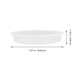thumbnail image 2 of AURARMLET 30 Pcs Plateau de Jardinière en Plastique Rond pour Balcon, 2 of 6