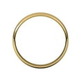 thumbnail image 2 of 14k Yellow Gold Half Round 4mm Ultra-lightweight Half Round Ultra-light Band Size 8.5 Ring for Women and Men, 2 of 2