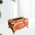 thumbnail image 1 of Soporte de caja de pañuelos de acrílico Caja de cubierta de tejido extraíble rústica Servilletero de vintage para sa de Hotel Restauran cafe dorado perfecl Sostenedor del tejido, 1 of 7